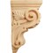Ekena Millwork 3 1/2"W x 4"D x 7"H Small Traditional Acanthus Corbel, Red Oak CORW03X04X07TARO - alternate 3